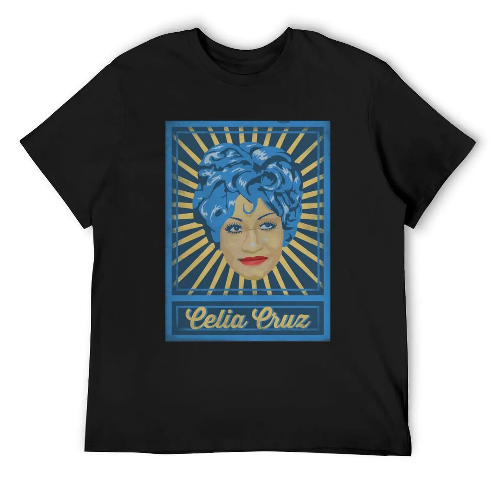 Celia-Cruz-Poster-Classic T-Shirt street wear basketball graphic tees plain black t shirts men