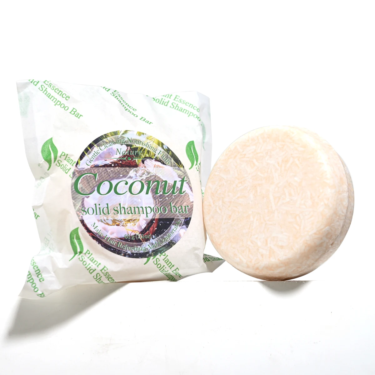 Organic Natural Coconut Shampoo Soap Solid Handmade Essential Oil Infused Soap Environmentally Friendly Paper Bag Hotels