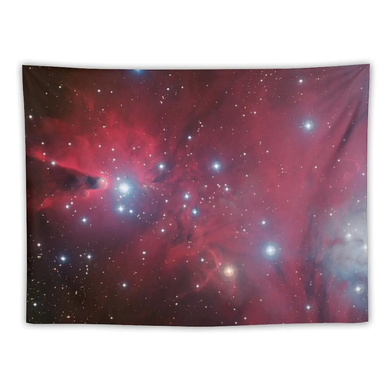 

Christmas Tree cluster and NGC 2264 red stars nebula in Monoceros constellation ESO Space Telescope Picture HD HIGH QUA Tapestry