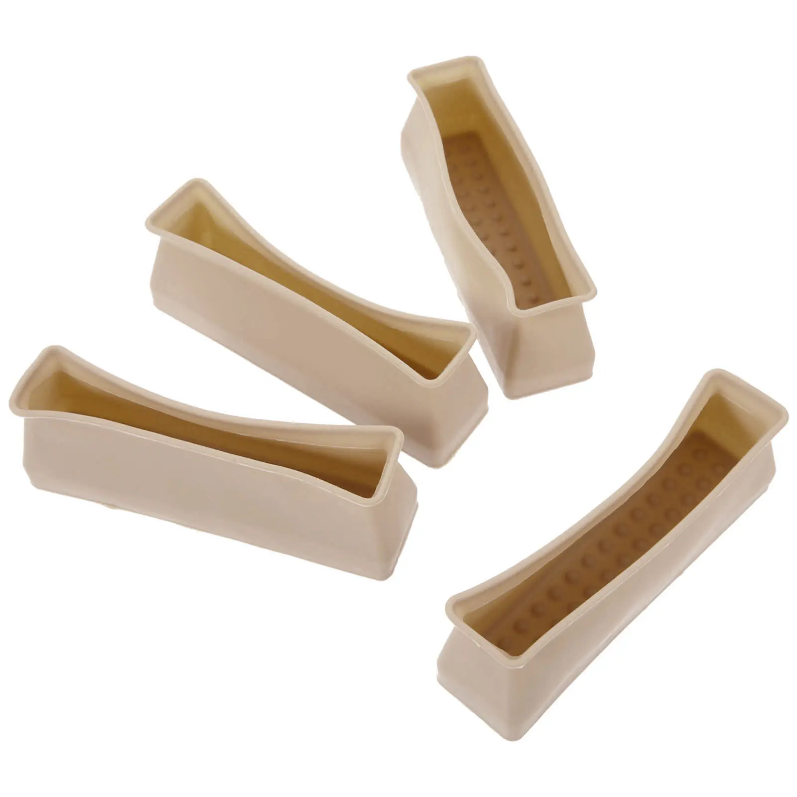 4Pcs Bed Legs Protectors Non Skid Silicone Pads for Furniture Legs Floor Scratches Prevention Silent Sturdy Bed Feet Stopper