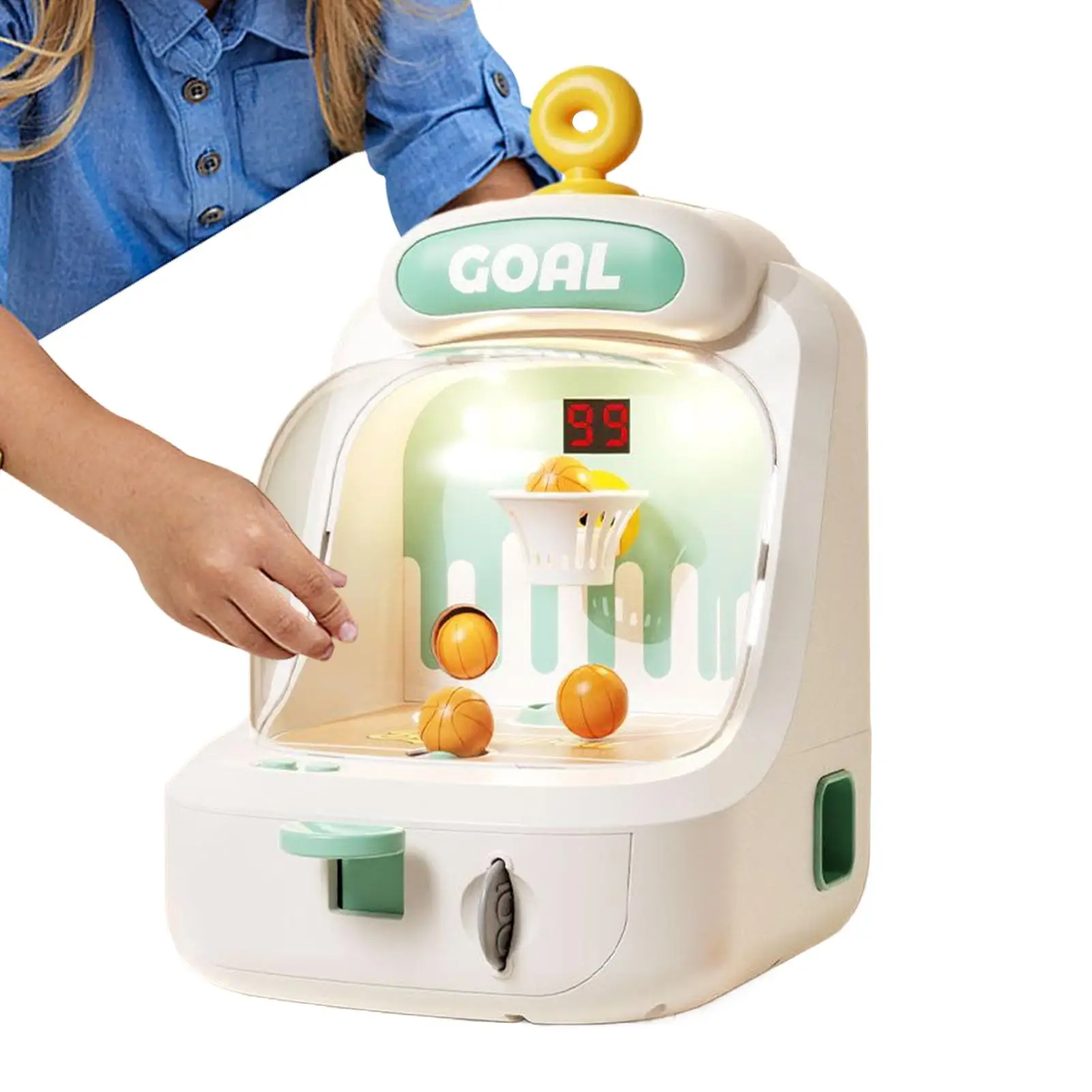 Mini Gra w Koszykówkę Edukacyjna Zabawka Sportowa Piłka Treningowy Rozwój Mysli Zabawki dla Chłopców Dziewcząt Uczniów Graczy Do Domu Pokoju Zabaw Klasy