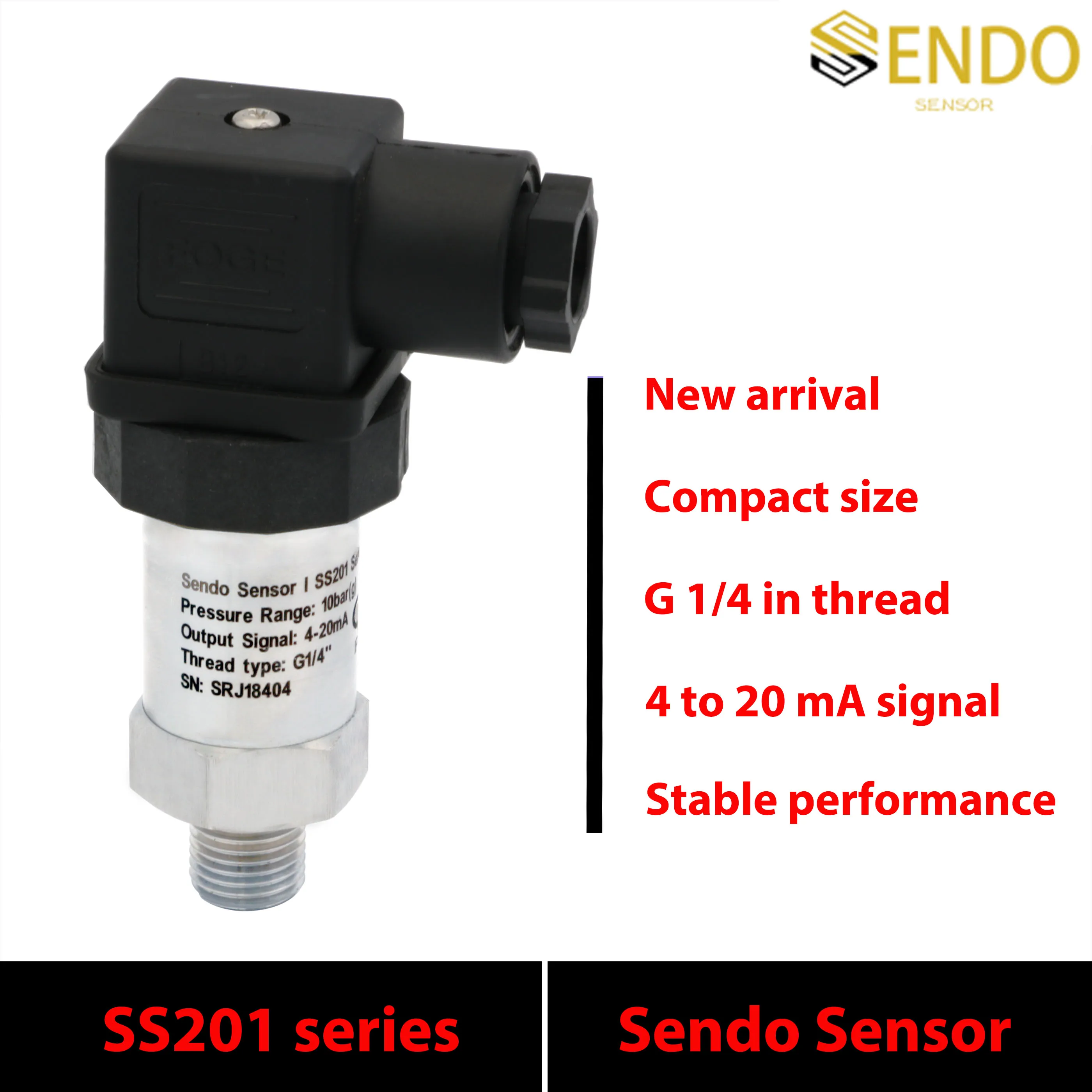 4 20ma pressure sensor range 0 to 10bar 16 bar 150psi gauge 2.5 mpa 4mpa 600kpa IP65 1 4NPT G 1 4 thread 12V 24V dc supply air