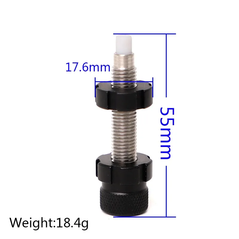 1piece Archery Pressure Button Adjustable Cushion Plunger thread for Recurve Bows Accessories