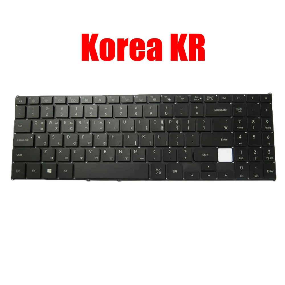 Laptop Keyboard For Samsung NP750XBE NP750XBV NP760XBV NP760XBE 750XBE 750XBV 760XBV 760XBE Brazil BR Korea KR With Backlit New