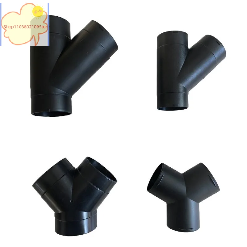 【HT】【HT】60mm 75mm Car Air Vent Ducting T Piece Y Branch Pipe Connector Splitter For Webasto Eberspaecher  Parking Heater