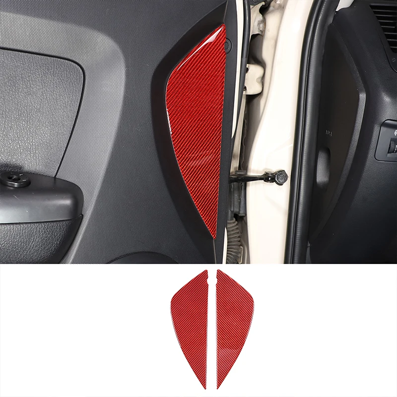 

For Kia Soul 2009-2013 Soft Carbon Fiber Car Inner Door Panel Anti-collision Buffer Cushion Sticker Car Decoration Accessories