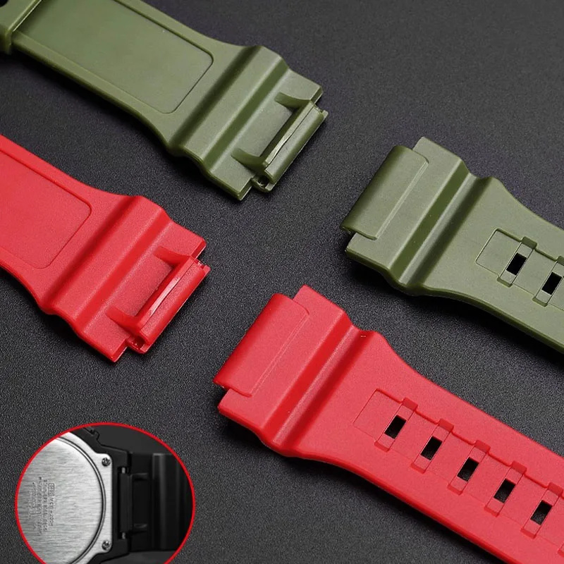 18mm 20mm Silicone Watch Strap For Casio MCW200H AE1500WH Watch Band Men's AE-1500WH MCW-200H Sports Rubber Watch Accessory