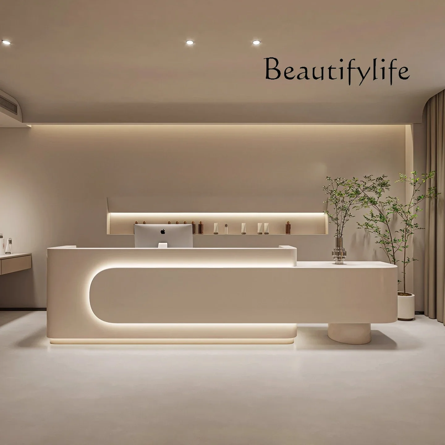 

MM New Chinese-style front desk Commercial health club Customized hotel bar Clothing store Fashion