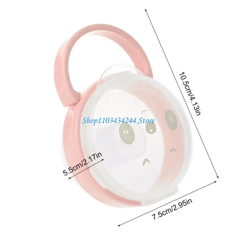 Candy Color Pacifier Nipple Storage Box Soother Container Holder Pacifier Box