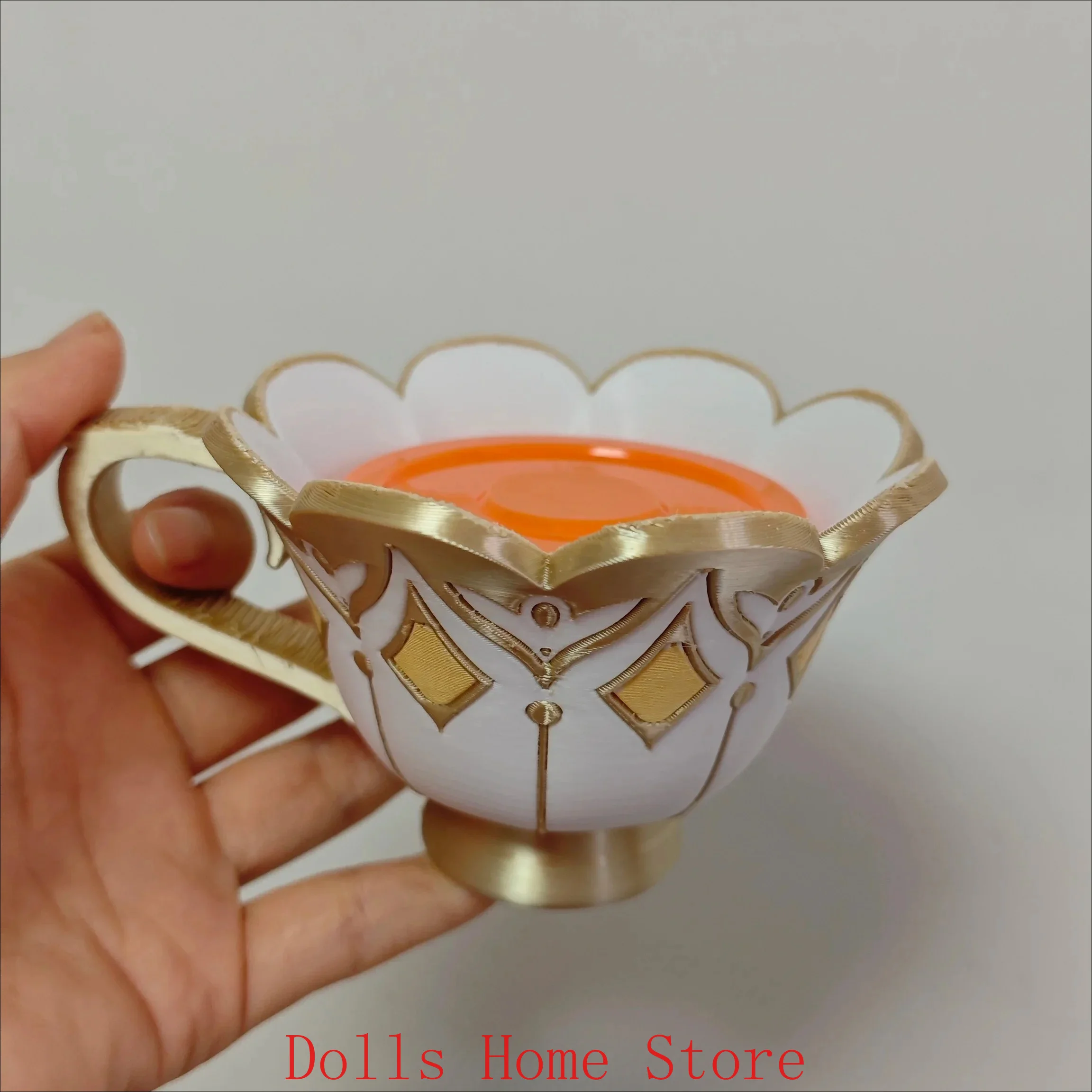 Anime Genshin Impact Sandrone Marionette Cosplay Cup Teacup Prop Cartoon Coffee Cups 3D Printing Comic Exhibition Gift