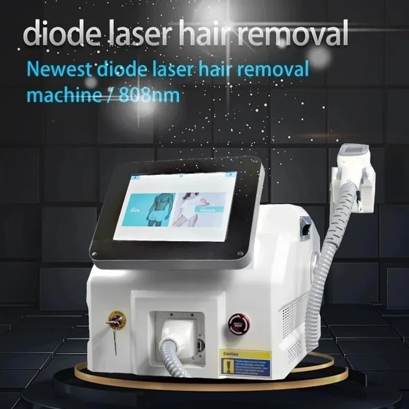 Professional Ice Titanium Laser Epilator 3 Wavelengths Diode Laser remove hair Machine Permanent Hair Removal for Beauty salon