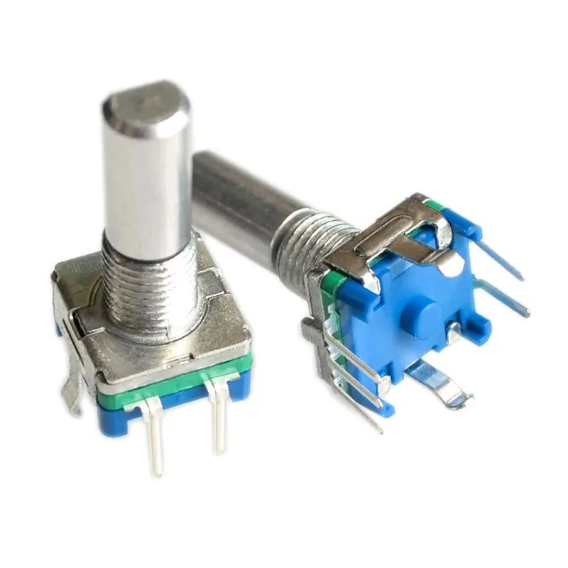 5 قطعة/الوحدة الروتاري التشفير التشفير التشفير التبديل/EC11/الصوت الجهد الرقمي مع التبديل خمسة دبوس مقبض طول 20 مللي متر