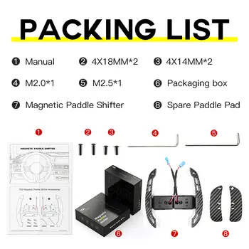 TDD 磁性碳纖維換檔撥片,適用於Toyota Supra A90 A91 2019 2020 2021 2022 2023 2024 方向盤換檔撥片 10 最佳銷售 超碳纖維 - №9