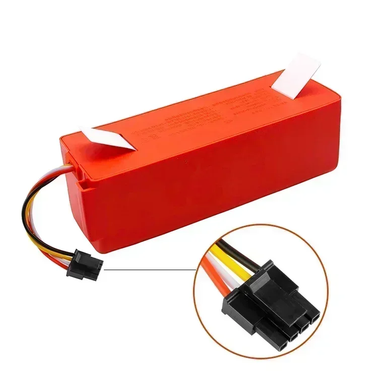 100% NEW 9800mAh 14.4V 6.5Ah li-ion Battery Vacuum Cleaner accessories for xiaomi mi robot Robotics cleaner roborock S50 S51 T4