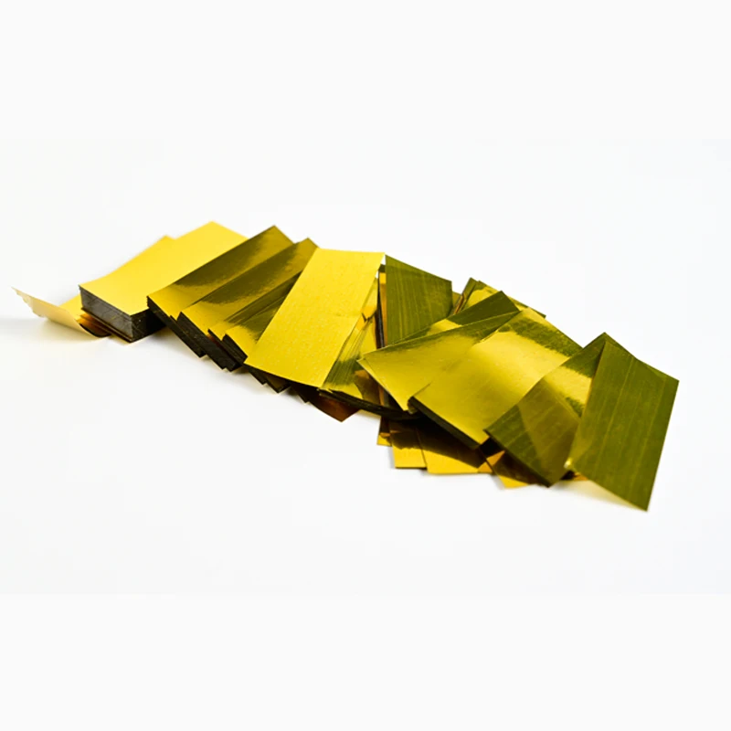 1KG Metal Paper Scraps 5 * 2cm Desktop Colored Paper Scraps Shimmer, Used for Wedding Party Decoration and Balloon Filling
