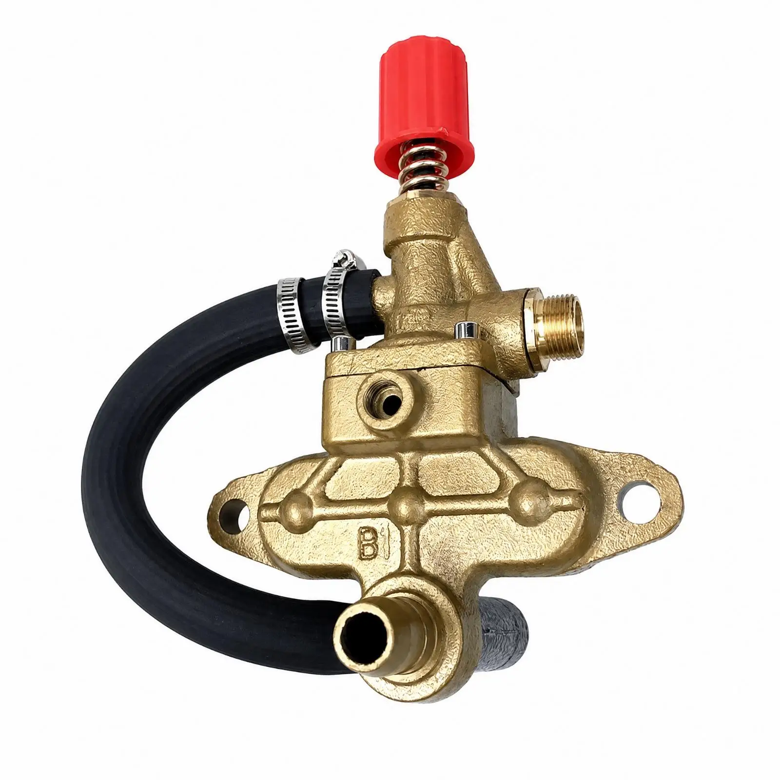 Pressure Washer Pump Head Replacement with Red Knob Pressure Adjustment for High Pressure Washer Service