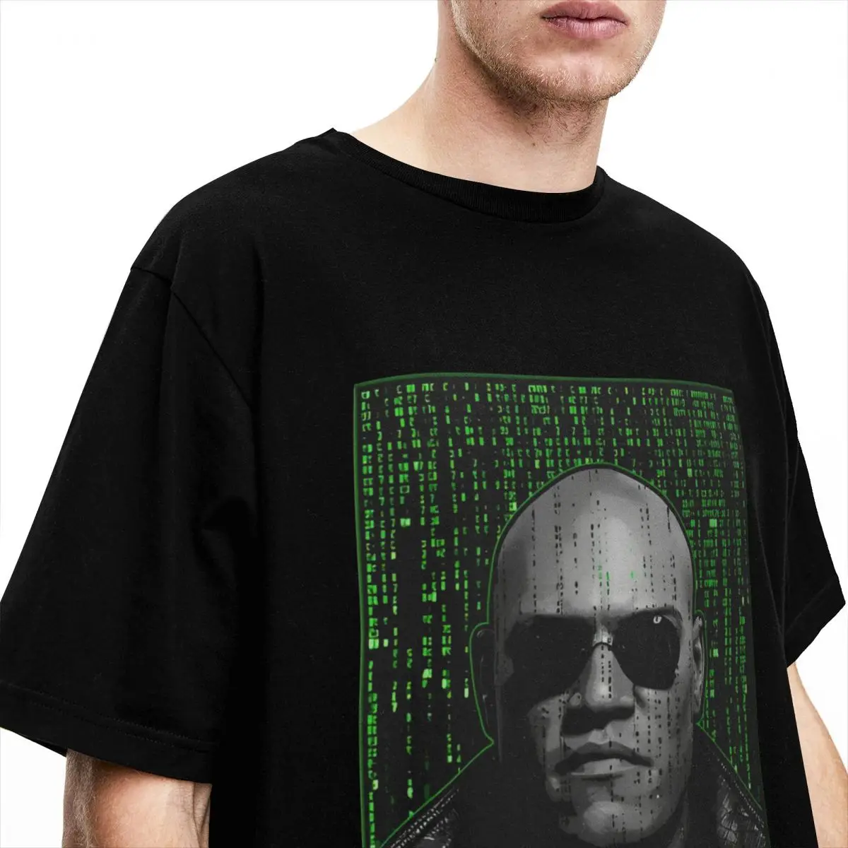 The Matrixs Sci-fi Morpheus Men Women T Shirts Cool Movie Merch Novelty Tee Shirt Short Sleeve O Neck T-Shirt Cotton Clothing