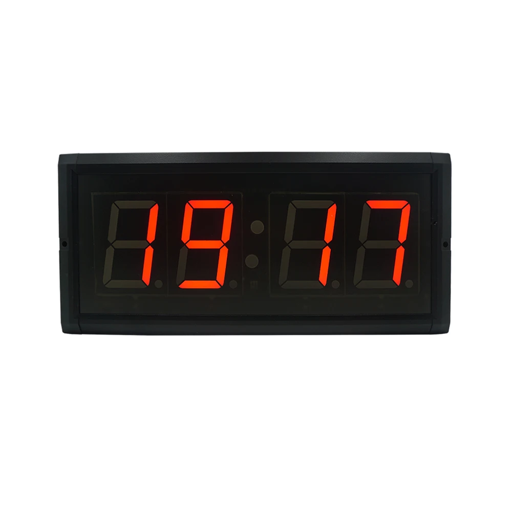 Modern Digital LED Wall Mounted Clock Timer Stopwatch for School Sports Meeting Speech Match Date Usage in Living Room