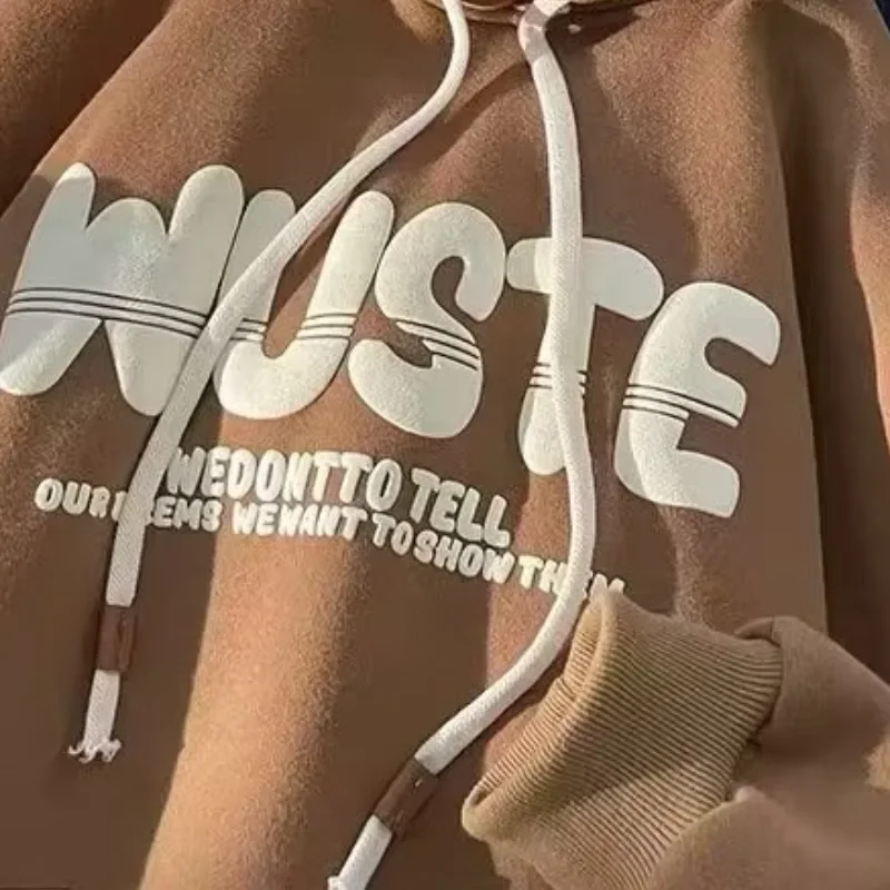 

Korean Style Hoodie Women's Autumn Winter Loose Versatile Fashion Street Couple Coat Man Hoodies Sweatshirts Y2k Ins 한국스타일 옷