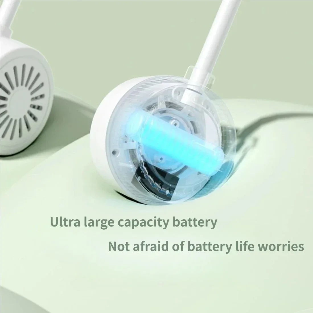 مروحة رقبة محمولة بدون شفرات بدون استخدام اليدين، 3 سرعات قابلة لإعادة الشحن يمكن ارتداؤها، 360 درجة °   قابل للانحناء للسفر والمكتب وصالة الألعاب الرياضية للرجال والنساء