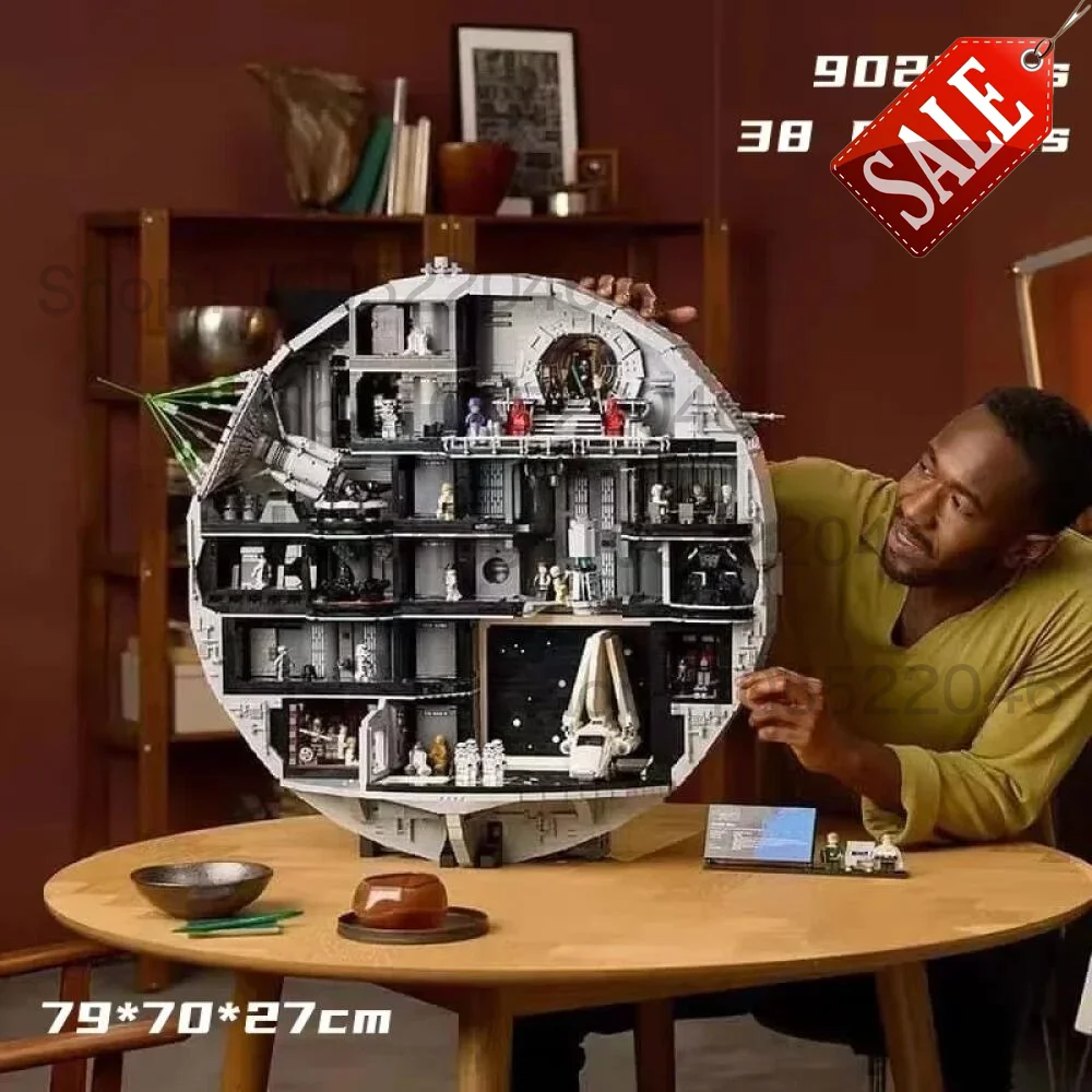 2026 New Advanced Premium Death Star Building Blocks Wars UCS Series 9023pcs Assembly Collectible Decoration for Fans view 4