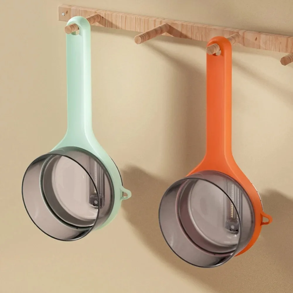 مقشرة متعددة الوظائف مع صندوق تخزين ، قاطع تقشير تفاح يدوي ، مقشرة بطاطس خضروات محمولة ، إكسسوارات مطبخ #5