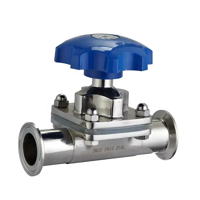 Diaphragm Valve Special Offer Sanitary Stainless Steel Tri Clamp Pneumatic Diaphragm Valve