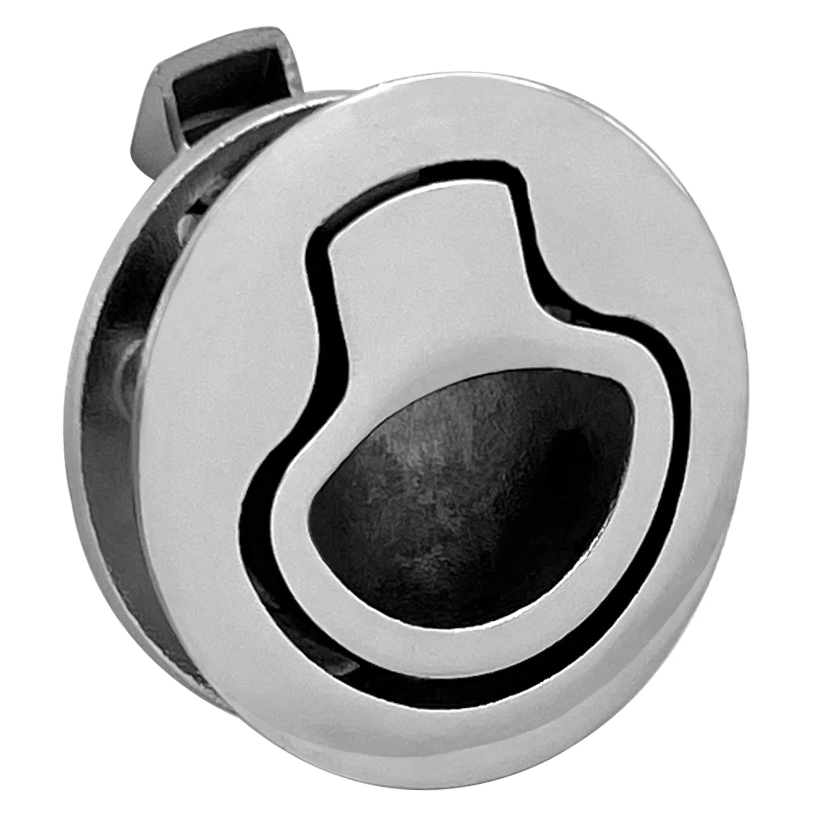 Hot Sales Marine Hardware Mirror Polished 316 Material Round Lift Handle 2 Latchs Marine Hardware Boat Accessoriespromote sales