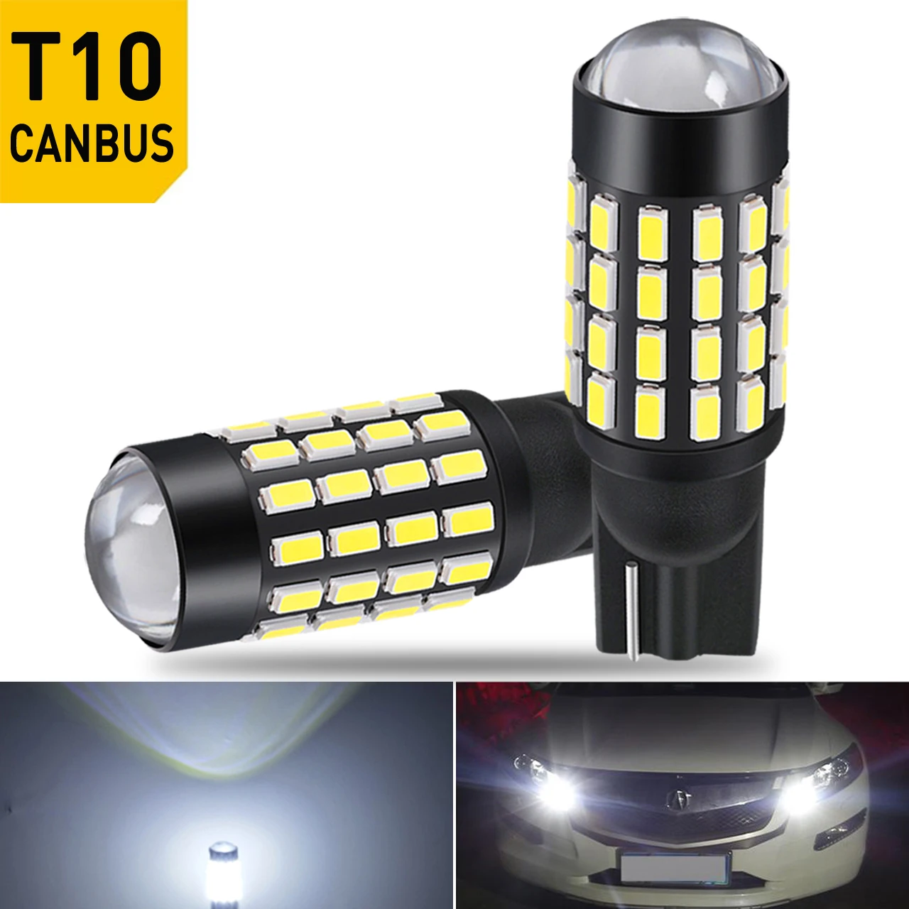 Фото 2 шт. W5W T10 светодиодные лампы 12 В 2825 автомобильные светодиодные фонари боковой габаритный фонарь номерного знака для Mazda 3 6 CX-5 323 5 CX5 2 626 спойлеры MX5 CX5