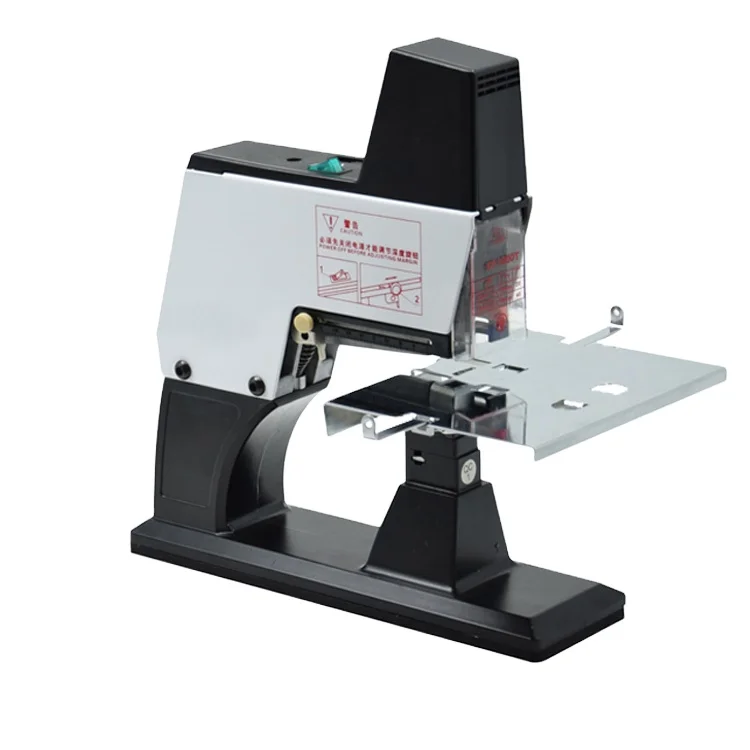 Saddle And Flat Stapler Electric Stapler Machine ST-1000T Solid Metal Stapler