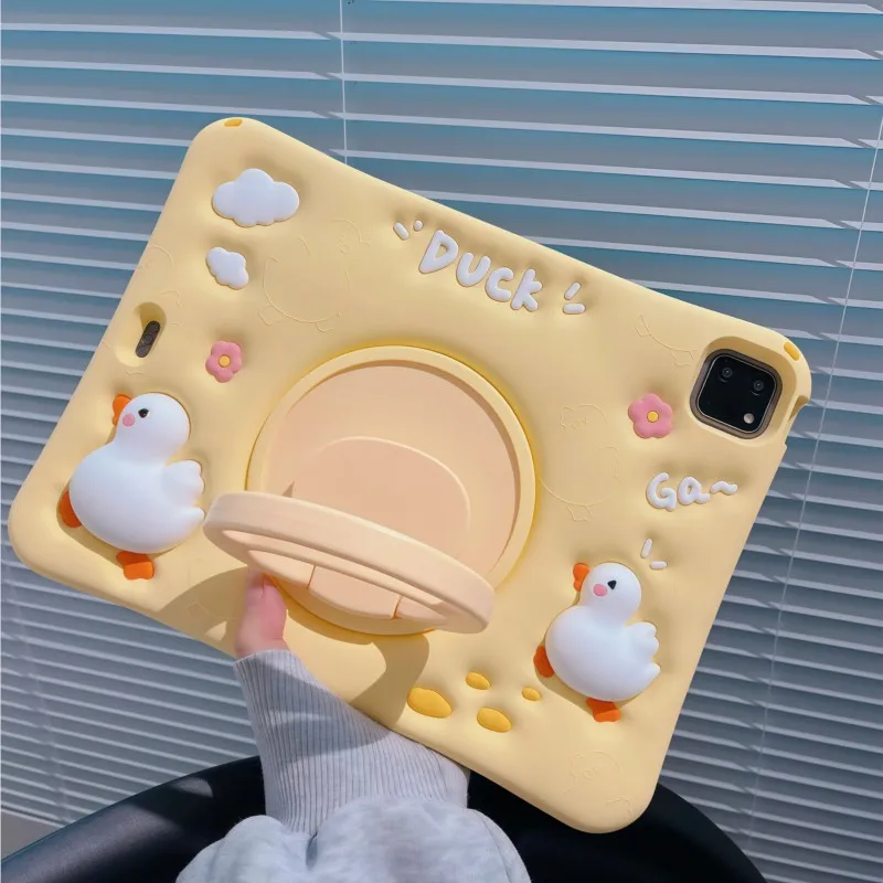 3D Cartoon Cute Kids Case For Xiaomi Redmi pad SE 11inch Silicone Tablet Protective Case 5