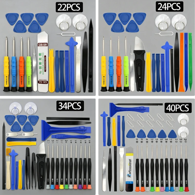 Multi Functional Repair Kit 22/24/34/40 Piece Set Game Console Mobile Phone Screwdriver Tool Used For Disassembly And Repair