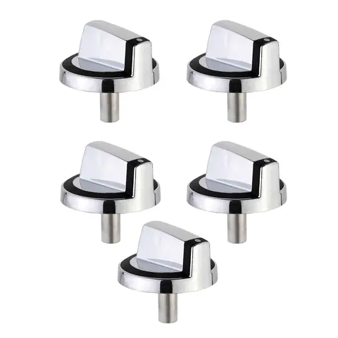 5Pcs/Set Gas Stove Rotary Switch Control Knobs Replacement Parts For Whirlpool W10284885 Oven Gas Range Accessories
