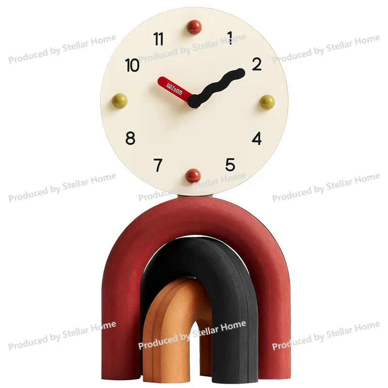 Ornaments Living Room Desktop Decorations TV Cabinet Entryway Creative Home Simple Clock Decorations