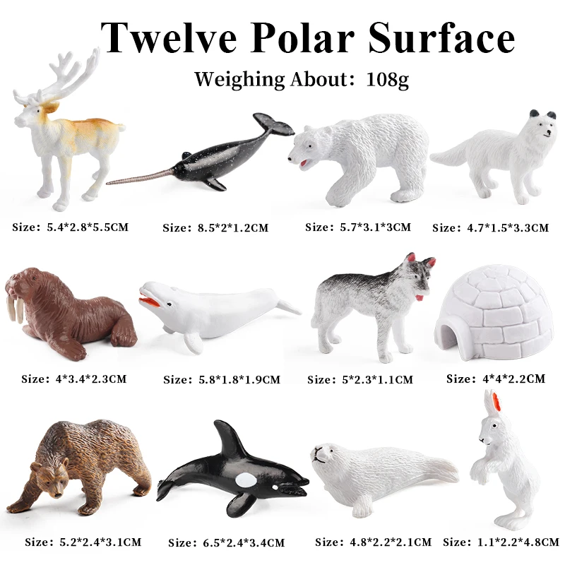 Oenux Montessori Spielzeug Wild Farm Dinosaurier Ozean Katze Tiere Modell Action Figur Zoo Figuren Nette Miniatur Bildung Kind Geschenk – Detail 6
