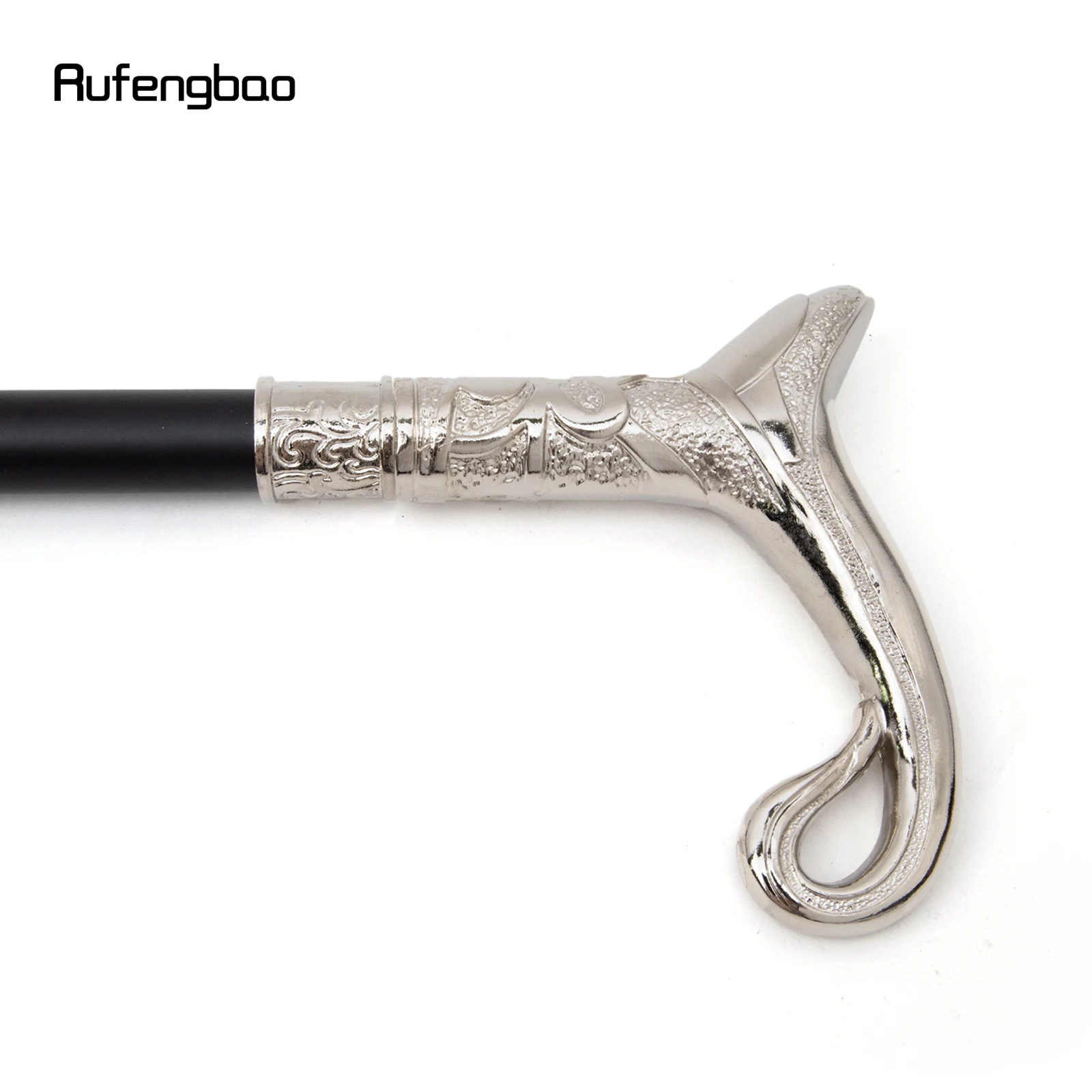 الأبيض الفاخرة منحنى خط نوع عصا المشي موضة ديكور عصا للمشي شهم أنيقة تأثيري قصب مقبض Crosier 93 سنتيمتر