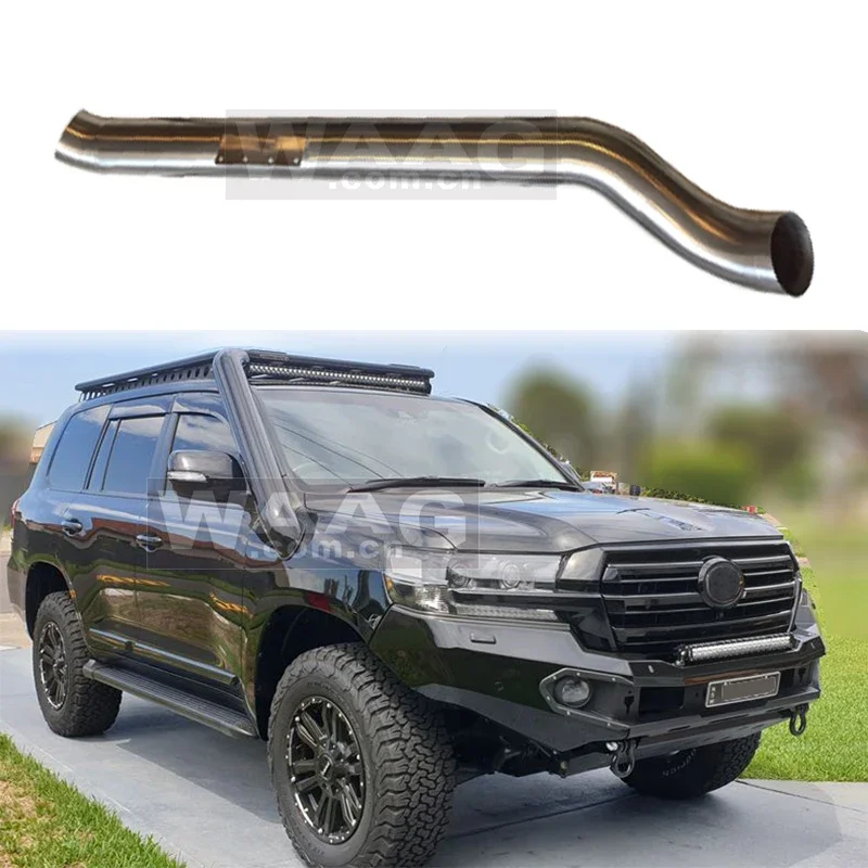 

Car accessories off road stainless steel snorkel kit for Land cruiser lc200