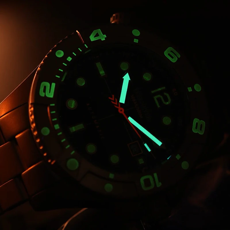 FEELNEVER Professional Automatic Watches Men LIGE Military Dive Luxury Men Watch Waterproof Luminous Mechanical Wristwatch Reloj