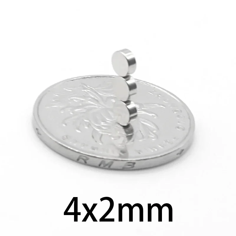 4x2mm N35 Magnets Diameter Small Magnetic Round 4mm*2mm Permanent Rare Earth Neodymium 4*2mm Strong Magnet Disc