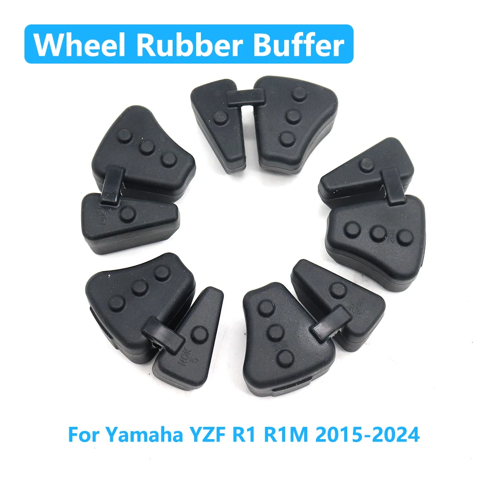 

Motorcycle Rear Wheel Drum Rubber Buffer Hub Damper Kit For Yamaha YZF R1 R1M YZF-R1 YZF-R1M 2015 2016 2017 2018 2019 2020-2024