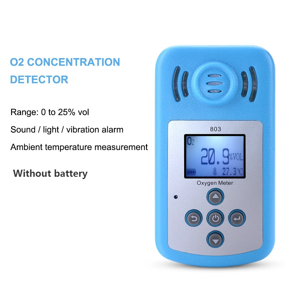 KXL803 Portable O2 Oxygen Detector Oxygen Concentration Detector Oxygen Content Tester