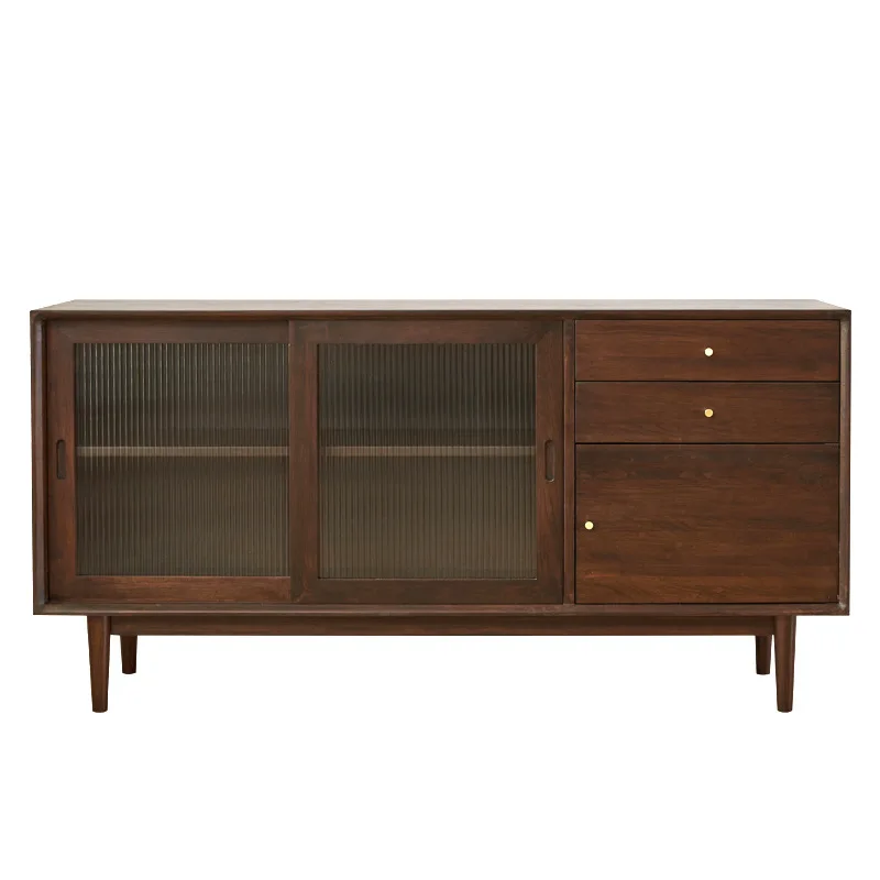 

Walnut side cabinet cherry wood locker