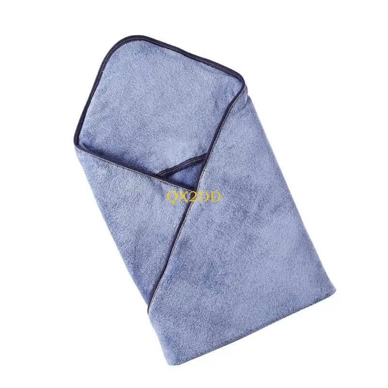QX2D Hooded Baby Bath Towels Large Size 31.5x31.5inch Newborns Bath Towel Comfortable Baby Towel for Baby Infants & Toddlers
