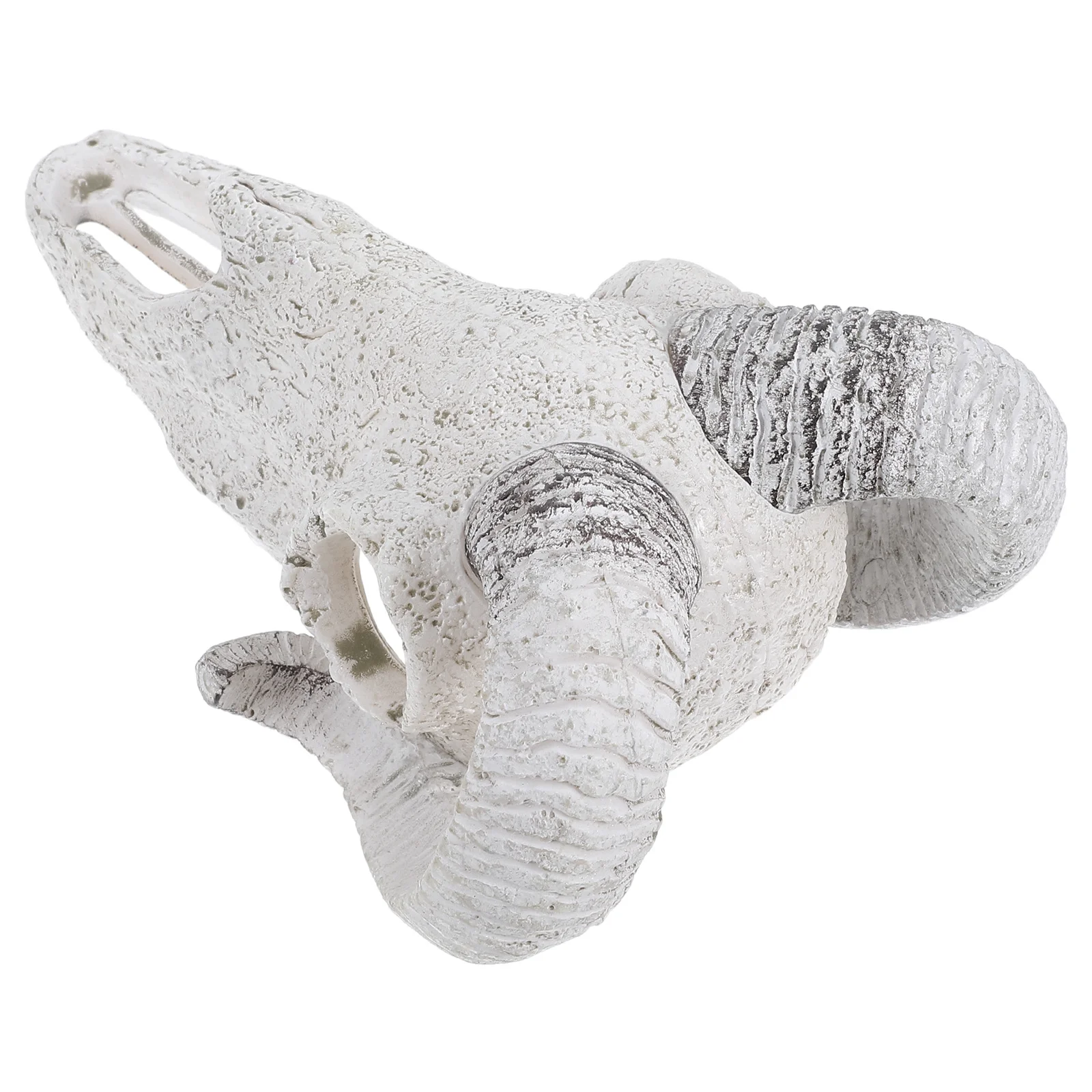 محاكاة الثور الجمجمة الراتنج مخبأ لحوض السمك تررم الزواحف الموئل ديكور كهف المأوى خزان الأسماك الملحقات #6