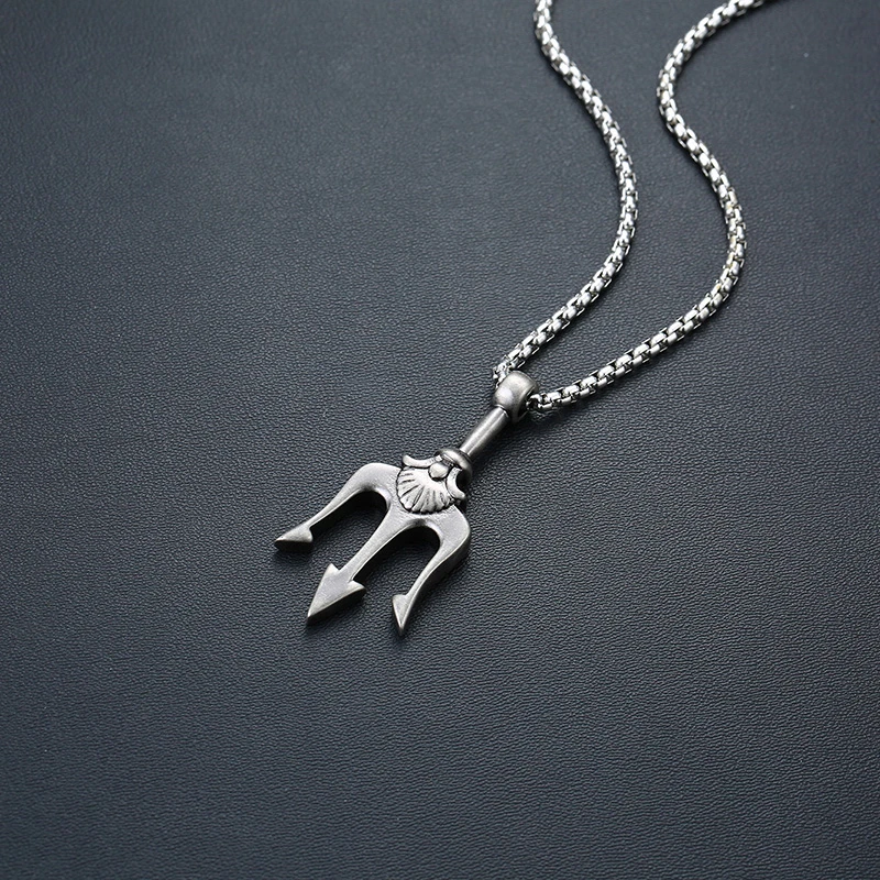 Liontin Trident Poseidon Neptu - Street Fashion Greece ulasan dan harga