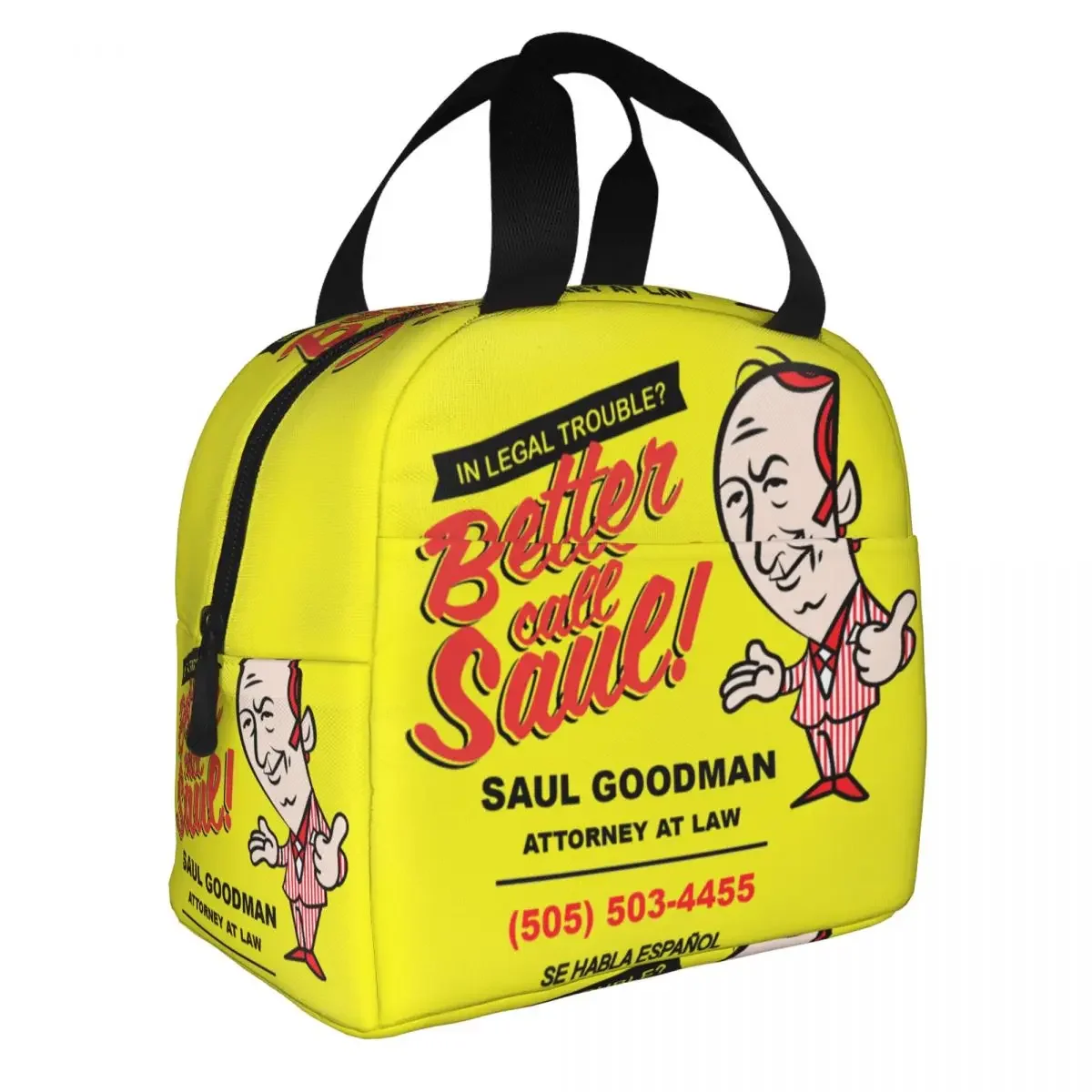 Better Call Saul Saul Goodman Insulated Lunch Bag Women Waterproof Breaking Bad Thermal Cooler Lunch Tote Beach Camping Travel