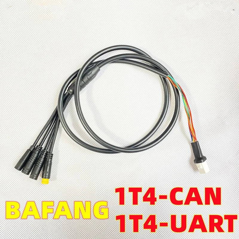 For Bafang M400 G330 G510 M620 Torque Motor 1T4 Assembly Cable Brake Display Throttle Connector(UART)