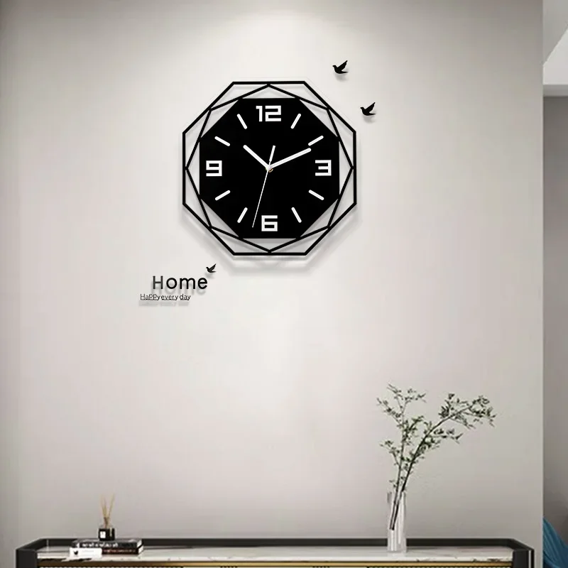 12inch Modern Minimalist Decorative Wall Clock  Silent Acrylic Material Minimalist Personality  Atmospheric Art Quartz Clock