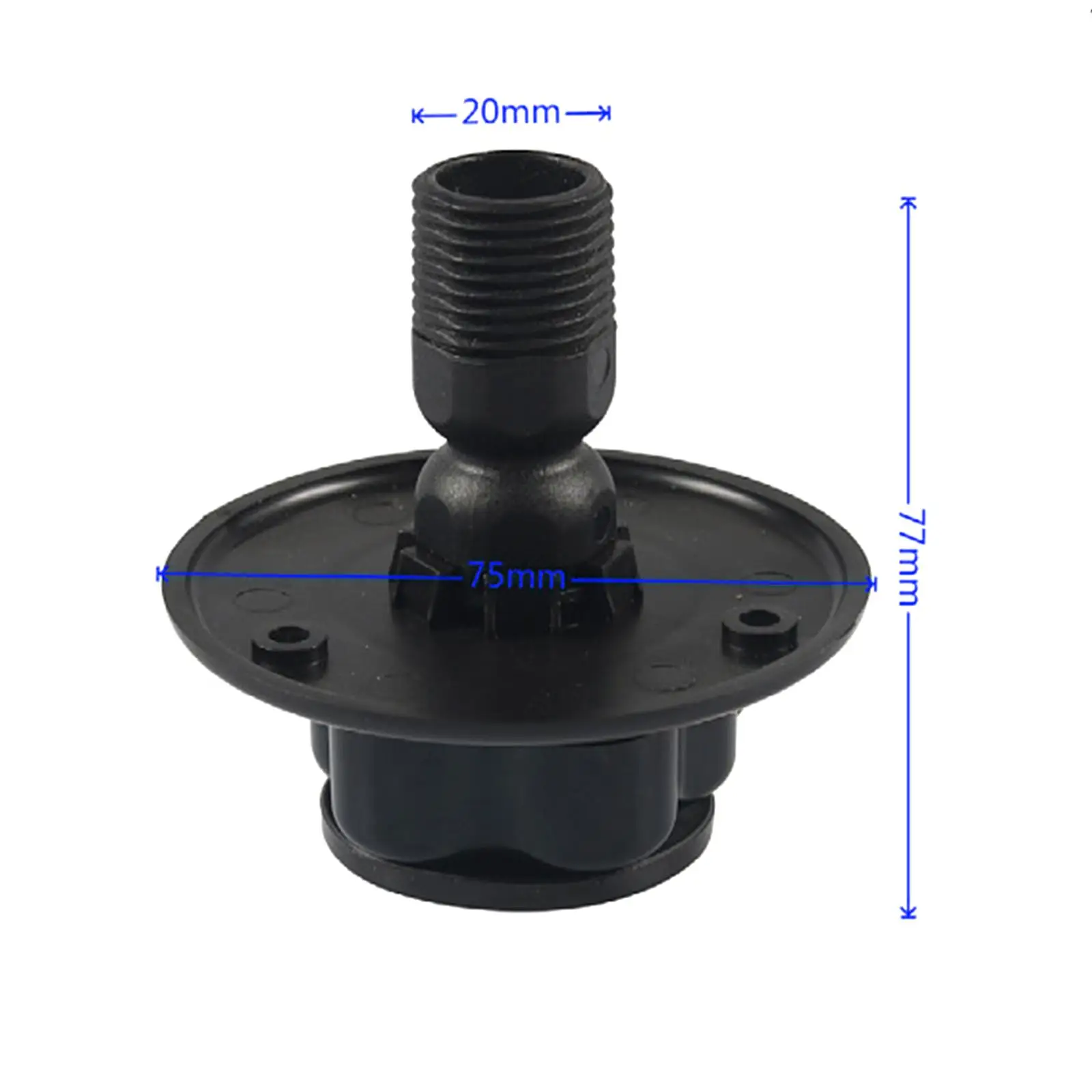 RV Water Fill Inlet RV City Water Inlet with Check Gate Black Water Fill Inlet for Trailer Motorhome Camper Marine