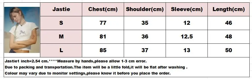 Vintage Pony Print Ribbed T-shirt Women Summer Short Sleeve Round Neck Slim Short Cotton Tee Shirt Chic Streetwear Y2k Crop Tops